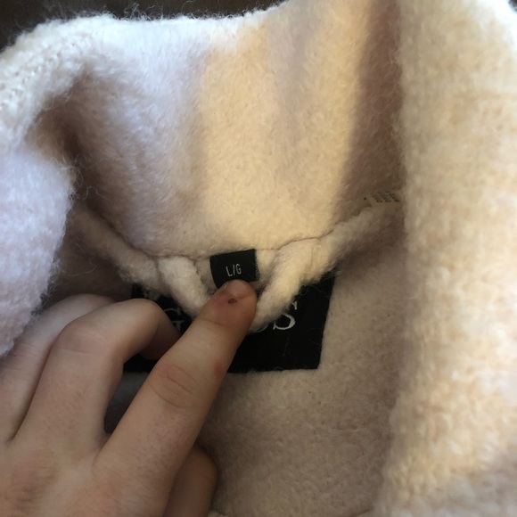 Guess pink wool overcoat - Large - Picture 3 of 6